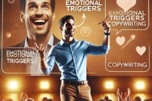 Public speaker menggunakan emotional trigger dalam copywriting